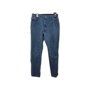 Vintage 90s Wrangler‎ Mid/hi Rise Dark Blue Jeans 30 Waist 40 Length Western